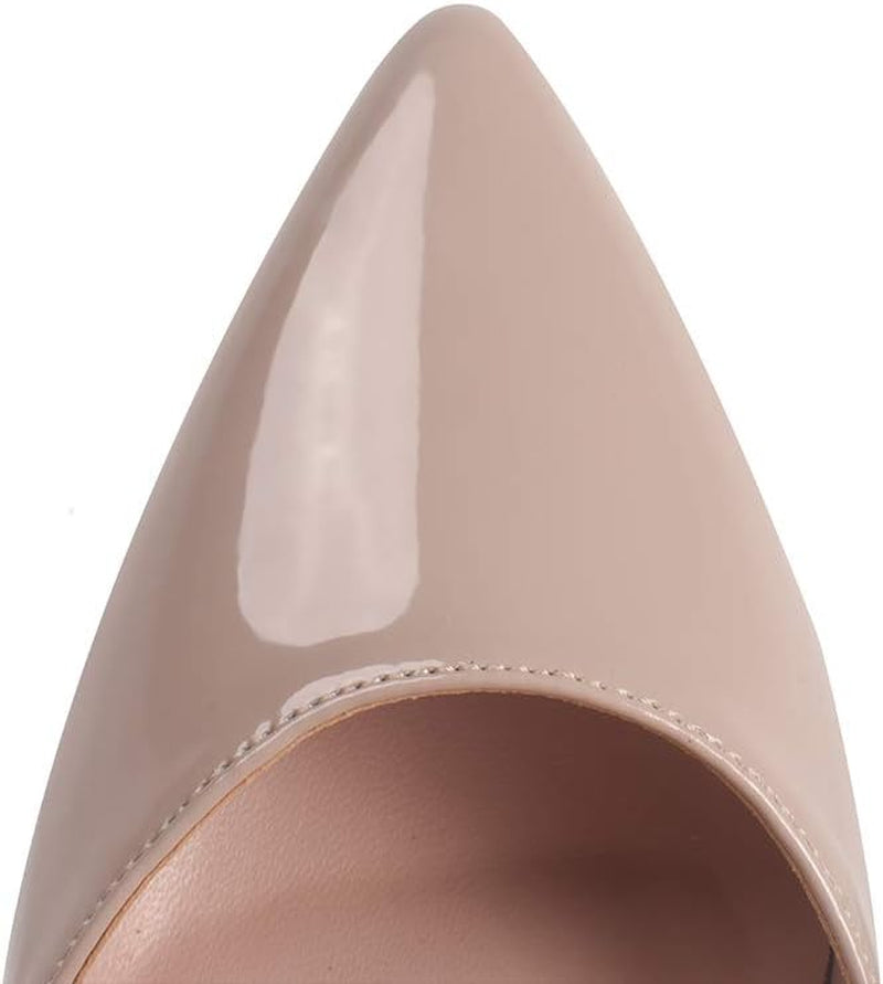 High Heels, Women Pumps D'Orsay Ankle Strap Pointed Toe Stiletto Heels Rhinestone Party Wedding Shoes